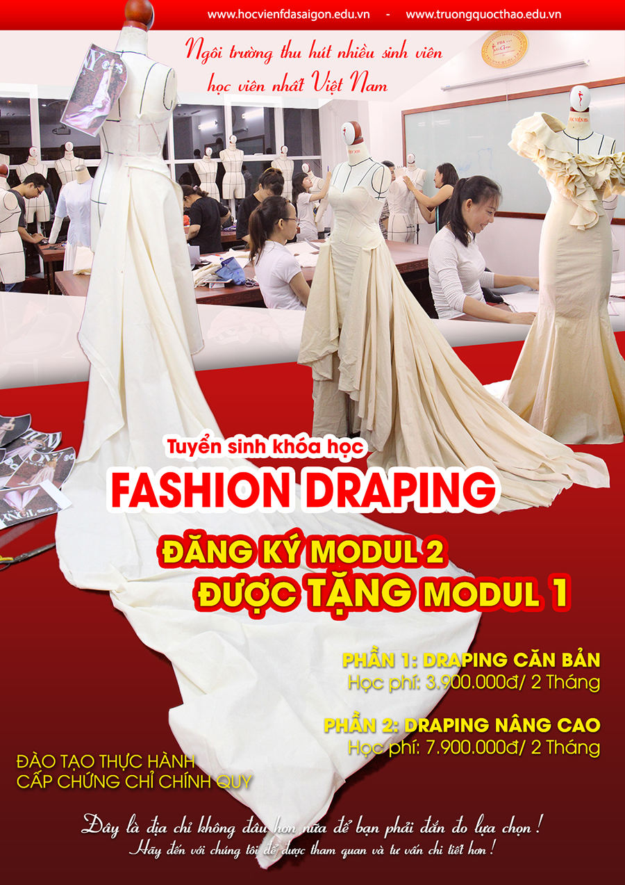 Dựng mẫn trên mannequin Fashion Draping dung mau tren mannequin fashion draping