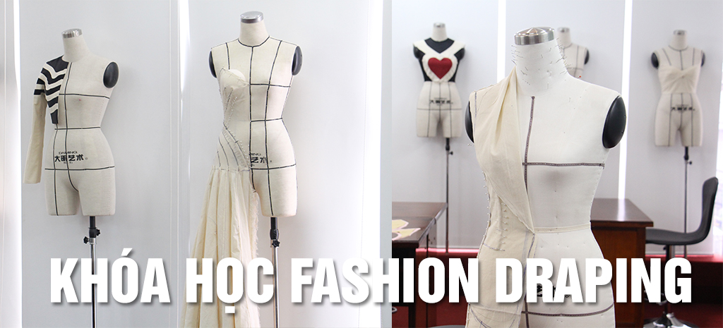 Dựng mẫu 3D trên mannequin Fashion Draping dung mau 3D tren mannequin fashion draping