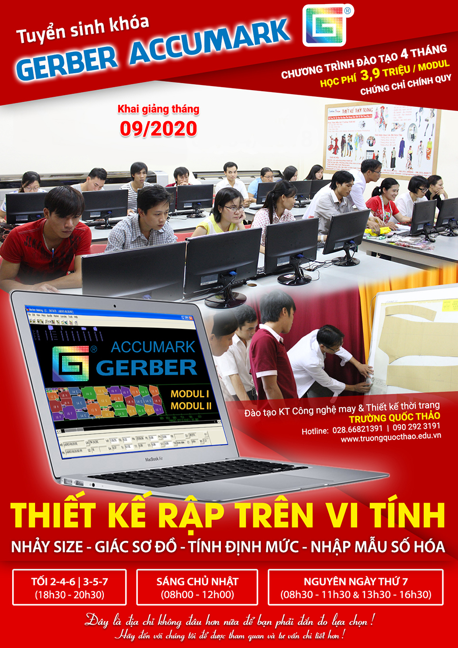 Học Gerber Accumark Thiết kế nhảy size sơ đồ vi tính Hoc gerber accumark thiet ke nhay size so do vi tinh