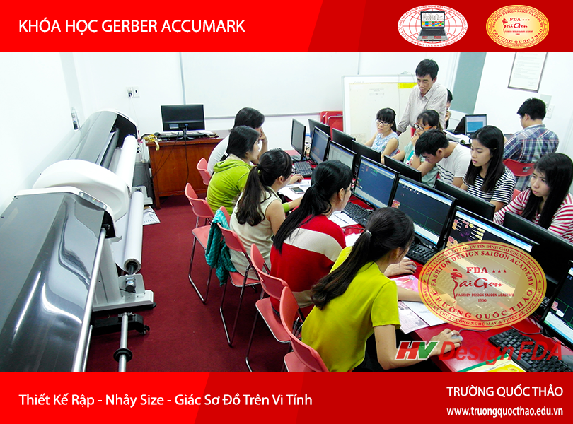 Thiết kế rập - Nhảy size - Giác sơ đồ Vi tính Gerber Accumark Thiết kế rập - Nhảy size - Giác sơ đồ Vi tính Gerber Accumark