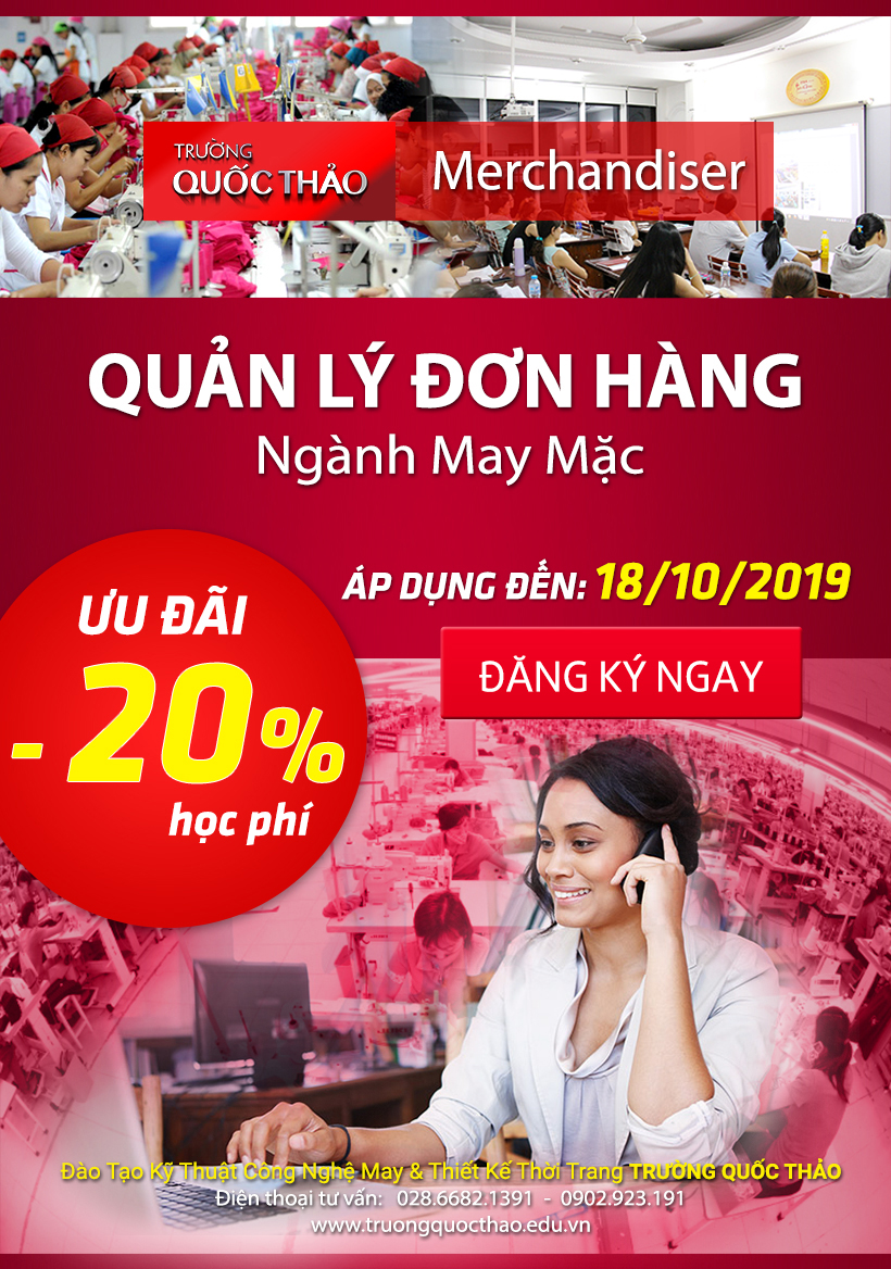 Đào tạo Nghiệp vụ Quản lý đơn hàng ngành may Đào tạo Nghiệp vụ Quản lý đơn hàng ngành may