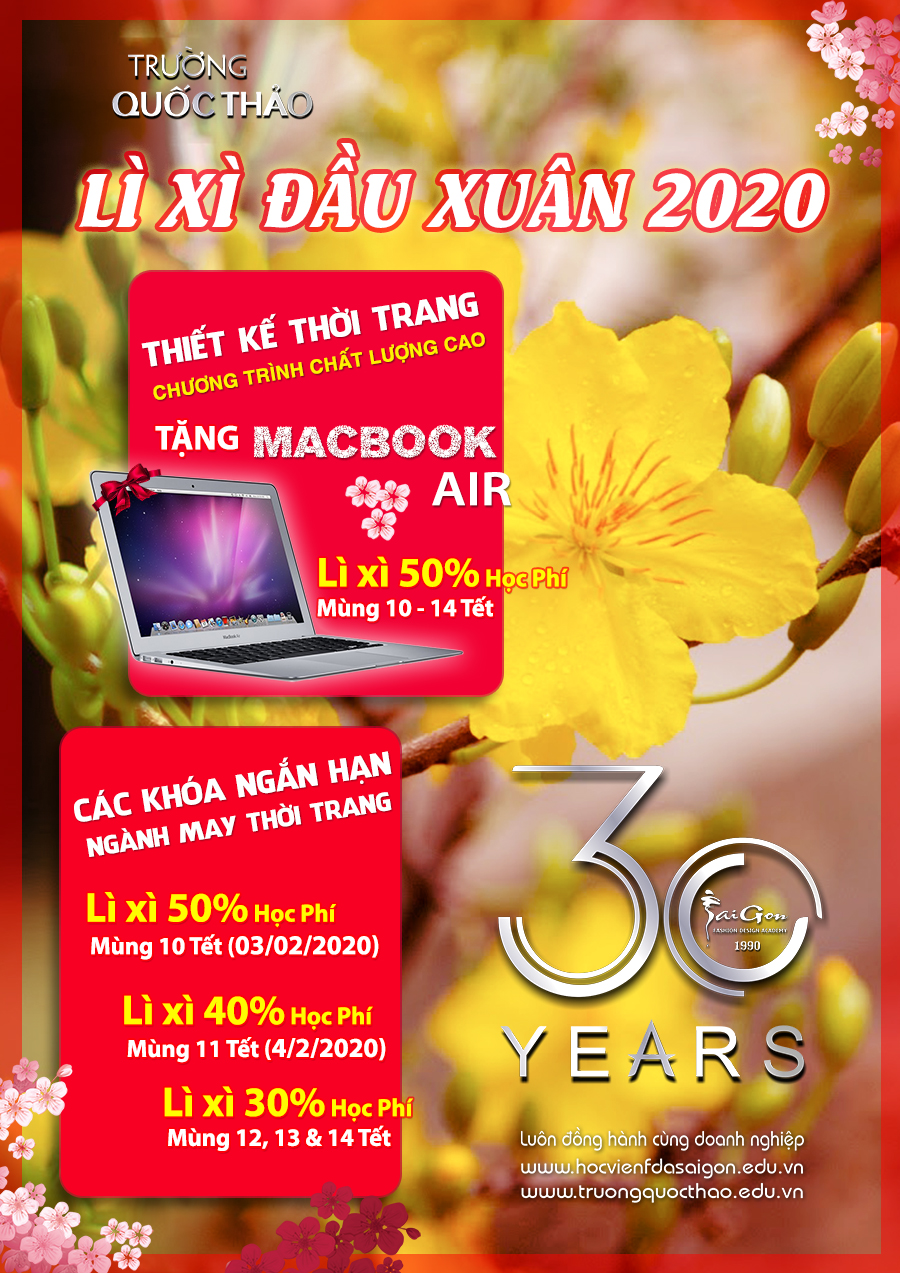 Mùng 10 Tết Canh Tý Lì Xì 50% Học Phí Đầu Xuân 2020 Mùng 10 Tết Canh Tý Lì Xì 50% Học Phí Đầu Xuân 2020