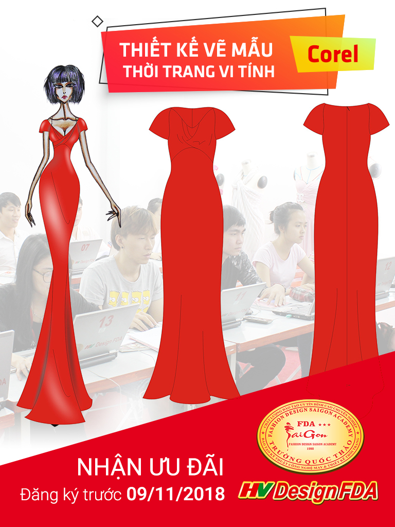 Thiết kế đồ họa vẽ mẫu thời trang vi tính trên phần mềm Corel Draw Thiết kế đồ họa vẽ mẫu thời trang vi tính trên phần mềm Corel Draw