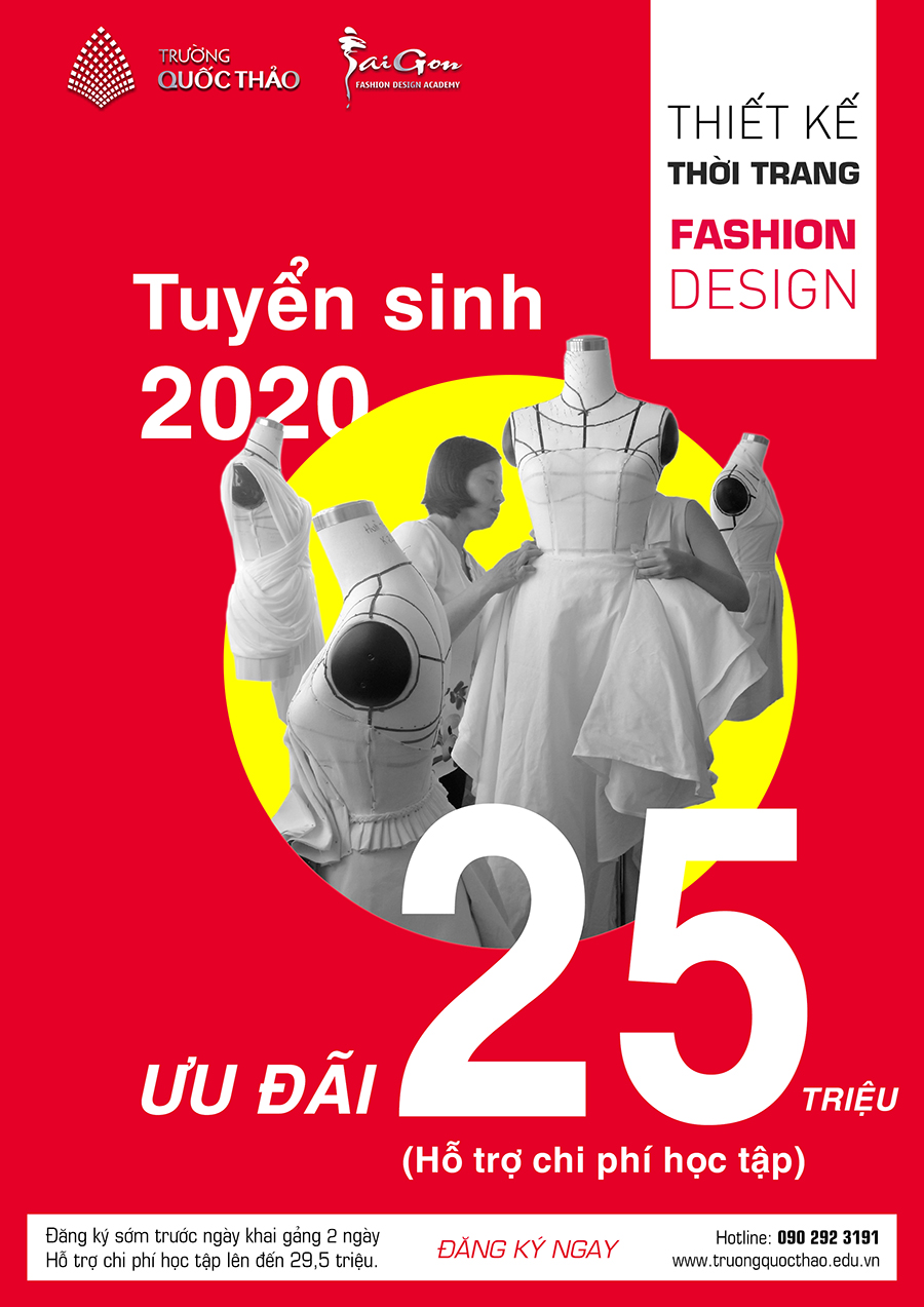 Tuyển sinh ngành Thiết kế thời trang 2018 Tuyển sinh ngành Thiết kế thời trang 2018